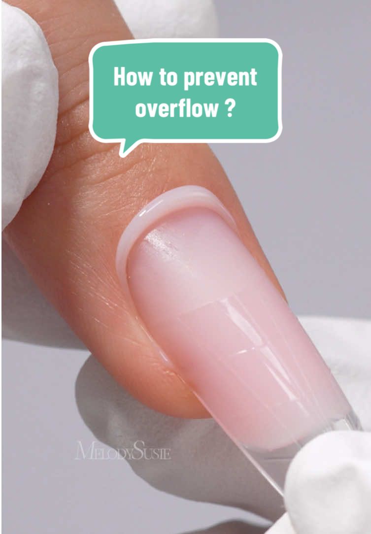 How to prevent overflow when applying polygel？ 👉Same gels-Check the link in my bio💅 #melodysusie #nailtips #nailtutorials #nailsalon #nailgel 