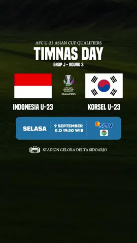 Jadwal Indonesia vs Korea Selatan Kualifikasi Piala Asia U-23 .  .   #timnasday #indonesia #kualifikasipialaasuau23 #jadwalbola #fyp 