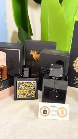 Afnan CLUB De NUIT BLACK + Asad+ Qaed Al Fursan + Khamrah by Lattafa Perfumes 3.4oz (100ML) - Fragrance Gift Bundle #SecretOud #tiktokshopsale #tiktokshopcreatorpicks #dealsforyoudays #perfume 