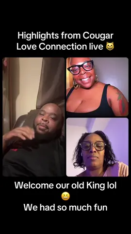 #tiktoklive #livehighlights #catchmelive #callmecougar Welcome our old King lol 😆 We had so much fun