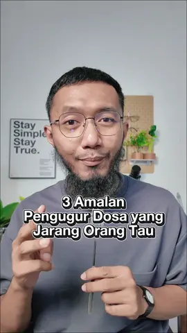 ✨ 3 Amalan Penghapus Dosa yang Jangan Diremehin! 1️⃣ Sholat 5 Waktu Rasulullah ﷺ bersabda: 