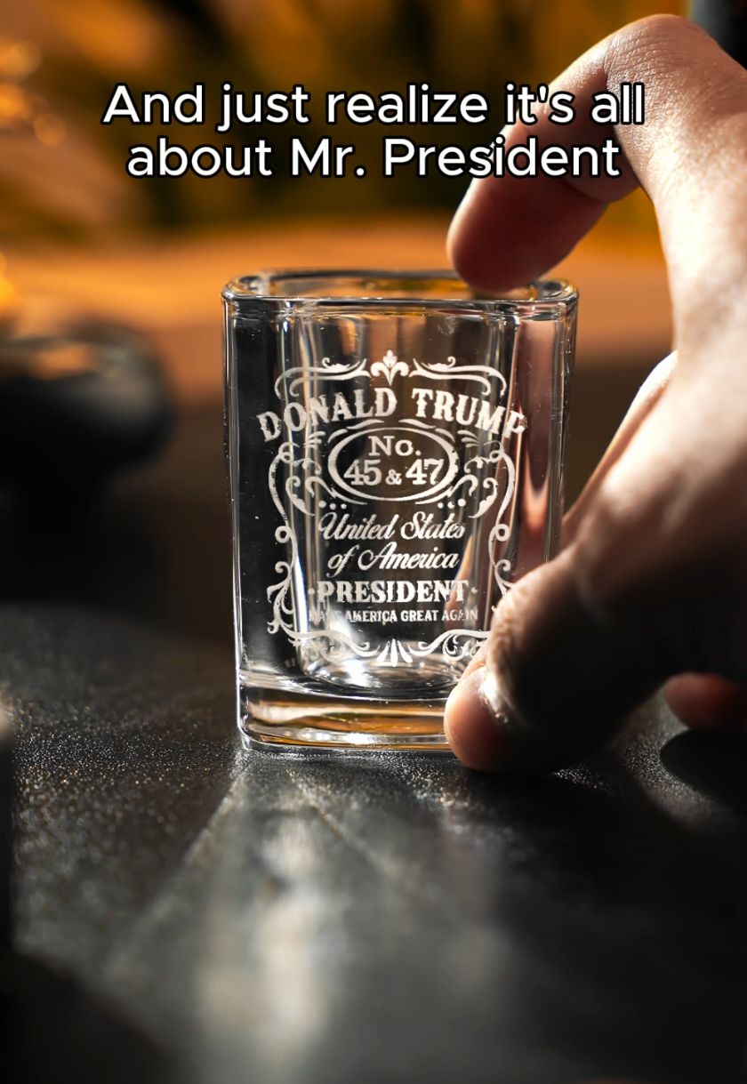This shot glass will make your night well lives. Get it now. #viral #trump2024🇺🇸 #shotglass #shotglass #tiktokmademebuyit 