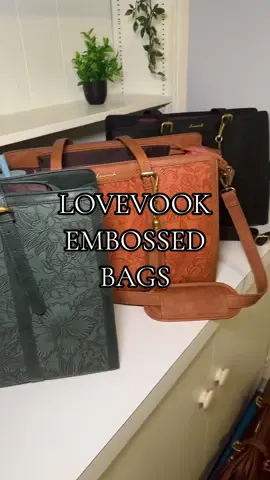 All three colors of the embossed bags from @Lovevook Bags are currently in stock!! #purse #lovevook #totebags #handbag #laptoptote 