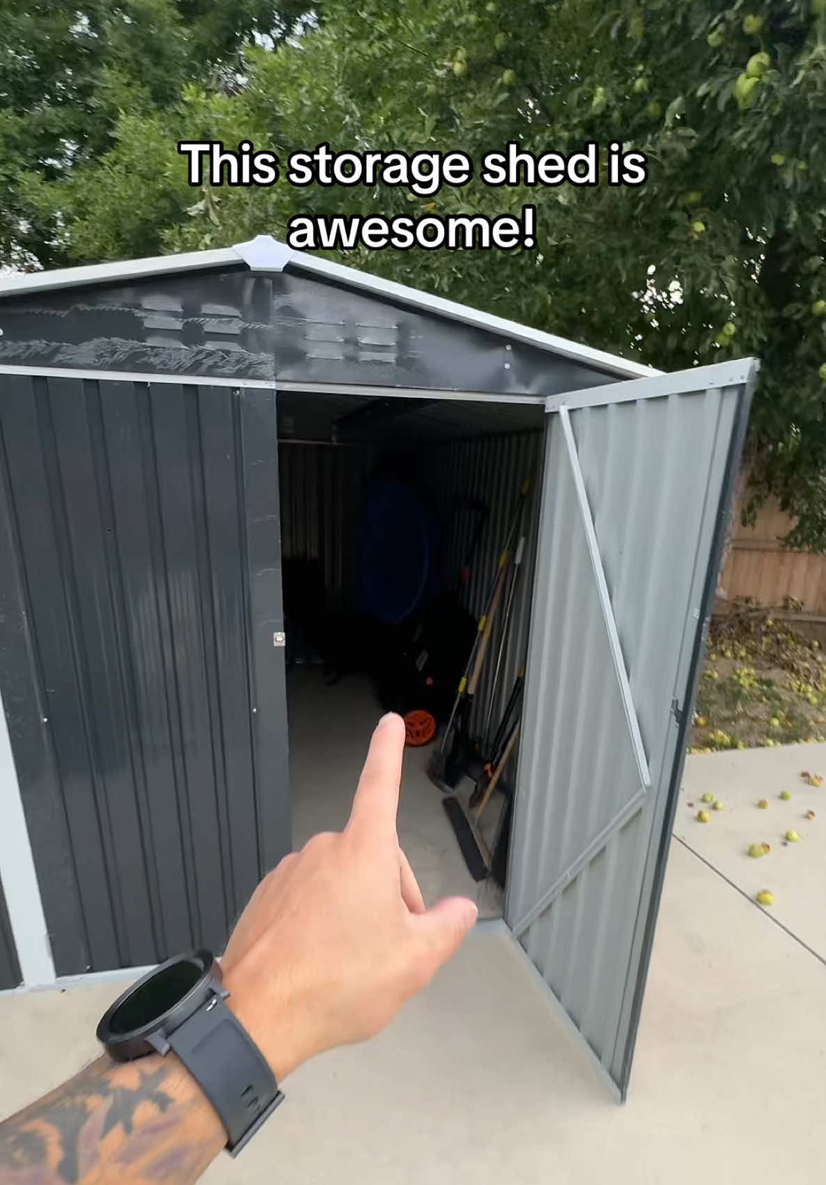 I’m glad I finally got this #shed #storage #tiktokshoprestock #tiktokshopcreatorpicks 