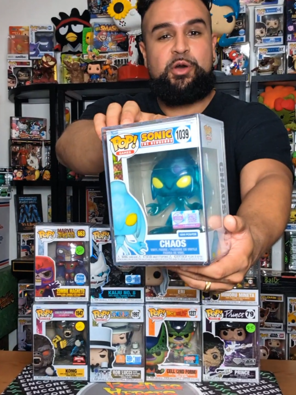 Got some $1 auctions starts on @buyencore which includes the LE 1200 Piece Chaos that sold out instantly and Zombie Magneto Funko shop exclusive! Go join the auction on Encore and y'all.dictate the price 👐🏽👐🏽 ends on Wednesday! #funkopop #buyencore #deals 