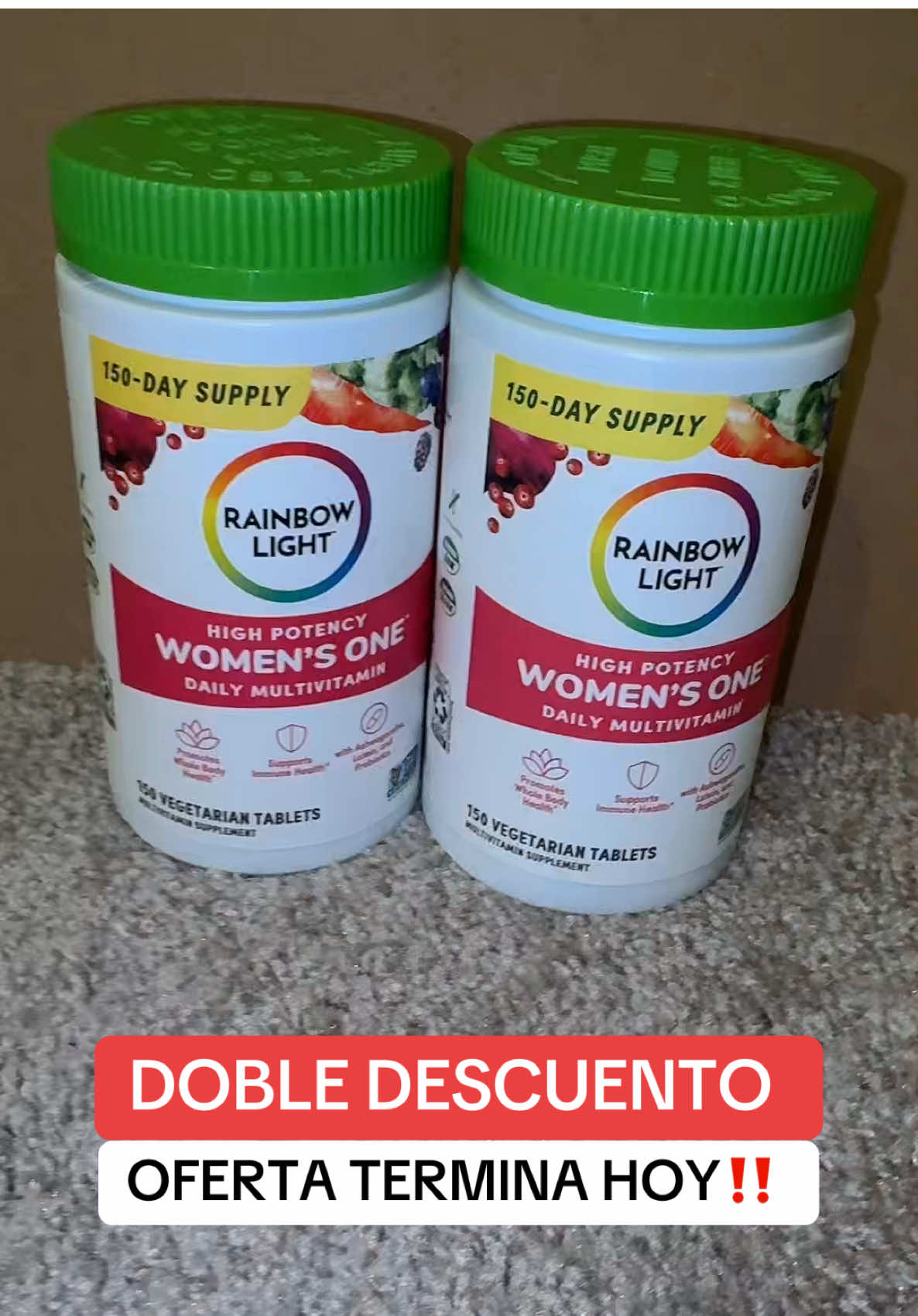 #multivitamin #rainbowlight #mujeres #women #tiktokshopcreatorpicks 