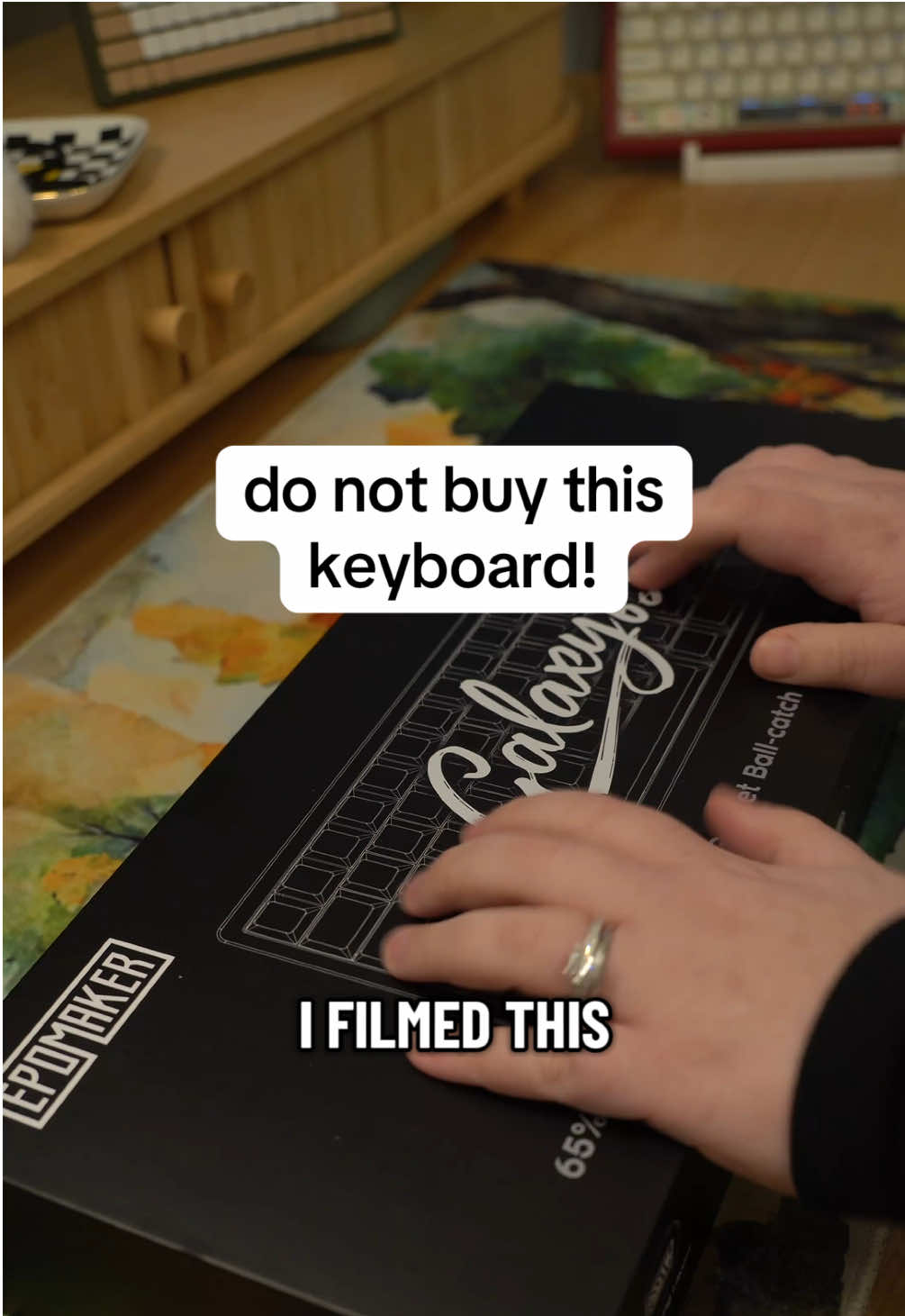I’ll always be honest in my keyboard reviews #keyboard #mechanicalkeyboard #creamykeyboards #epomaker