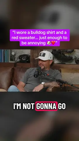 A little Georgia vs. Texas rivalry almost turned into a full-on friendship issue 😂 Who you rooting for?    Jason Aldean #JasonAldean #Podcast #CountryMusic #CountrySinger #CountryLife
