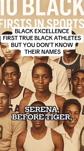 BLACK EXCELLENCE - the true 1st black athletes…. Joe Gans (1874–1910) - Began fighting professionally in the 1890s in the United States. He’s widely recognized as the first Black American professional boxer in modern, gloved boxing. Moses Fleetwood Walker – First Black man to play Major League Baseball (1884), before Jackie Robinson’s era. Earl Lloyd – First Black player to compete in an NBA game (1950). Fritz Pollard (1894–1986) -In 1920, Pollard became one of the first two Black players in the NFL (then called the American Professional Football Association). Also the first Black head coach in the NFL (1921, Akron Pros). Bobby Marshall – Played end/tackle for the Rock Island Independents in the same 1920 season. Willie O’Ree (1935– )Broke the color barrier in the NHL in 1958, playing for the Boston Bruins. Called the “Jackie Robinson of hockey.” Later became the NHL’s diversity ambassador. George Poage (USA, Track & Field) – 1904 St. Louis Olympics First Black American to compete for the U.S. Olympic team. Won two bronze medals in hurdles (200m and 400m). Tidye Pickett (USA, Track & Field) – 1936 Berlin Olympics - First Black American woman to compete in the Olympics. Althea Gibson - In 1956, became the first Black athlete (male or female) to win a Grand Slam (French Open). Later won Wimbledon and the U.S. Nationals (precursor to the U.S. Open) in 1957 & 1958. Arthur Ashe - In 1968, became the first Black man to win the U.S. Open. Later won Wimbledon in 1975. #blackhistory #blackamerican #BlackTikTok #blacklivesmatter #black 