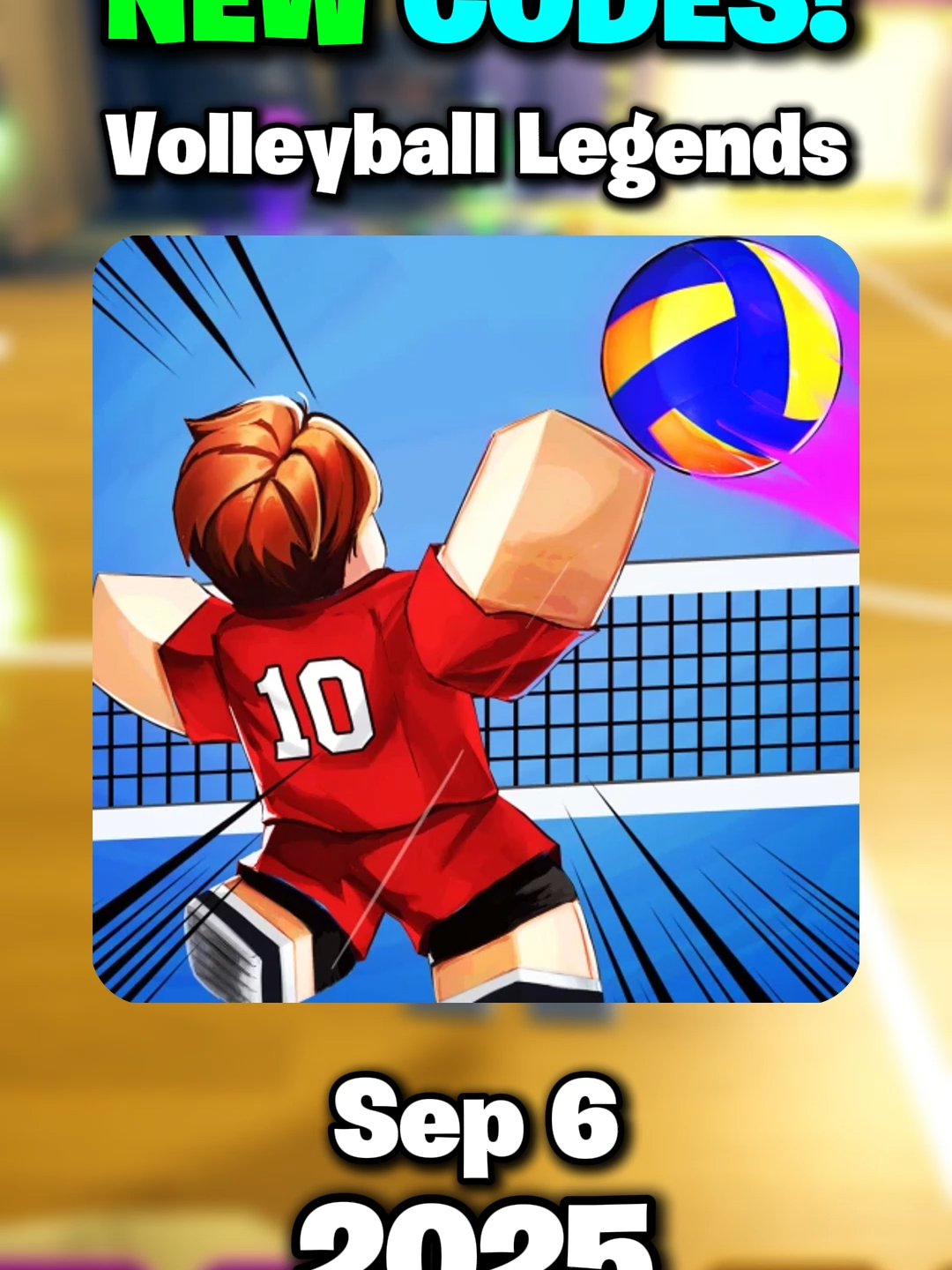 NEW CODES in Volleyball Legends UPDATE 35! | September 6, 2025