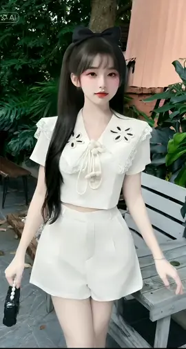set đồ nữ mango thiết kế cổ bẻ ngắn tay phối viền ren quần ngắn trẻ trung xinh xắn#vivishop #xuhuong #xuhuongtiktok #thoitrangnu #thoitrang 
