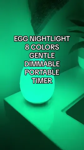 Egg nightlight perfect for a gentle light in the middle of the night #eggnightlight #nightlight #nightlights 