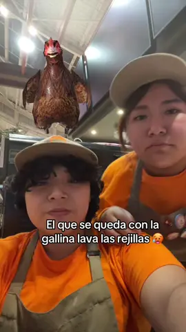 Jajaja consté que ya es cierre y que Nicol lava rejillas jaja #fyp #foryou #viraltiktok #gallina #rejillas 