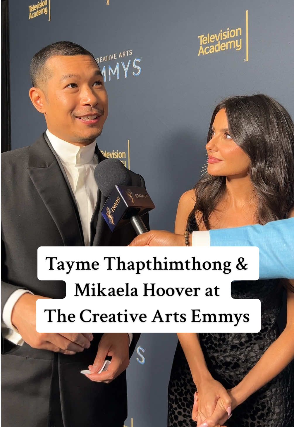 Tayme Thapthimthong & Mikaela Hoover tell us their best TV show recommendations…🎬 #Emmys #TelevisionAcademy #Emmys2025 