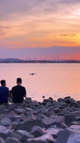 Marina secantik ini✨ #fyp #batam #sunset 