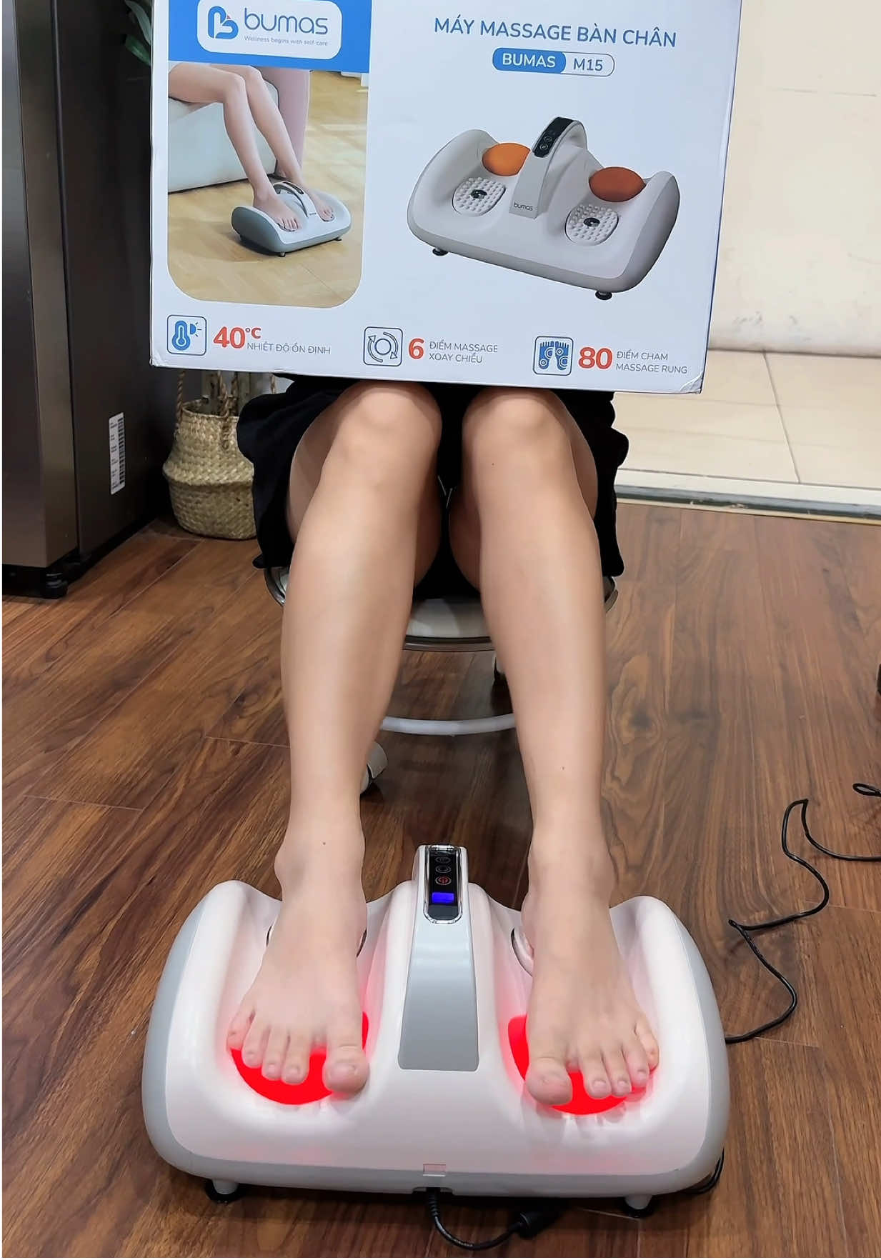 Máy Massage Bàn Chân Bumas #xuhuong #maymassagecamtay #massagechan #bumas #huyenhomhinh365 