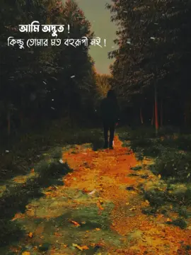 আমি অদ্ভুত!  কিন্তু তোমার মত বহুরূপী নই ☹️ #CapCut #foryou #tamplatecapcut #viral #photo 