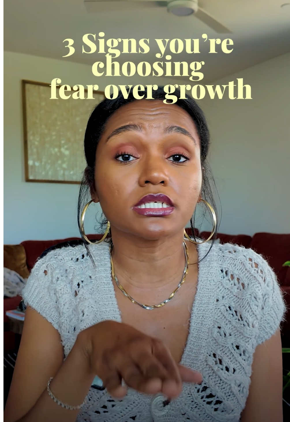Do you thang don’t be scurred 😂 but seriously stop letting fear get in the way of your greatness  #fyp #confidentwomen #confidenceboost #fearless 
