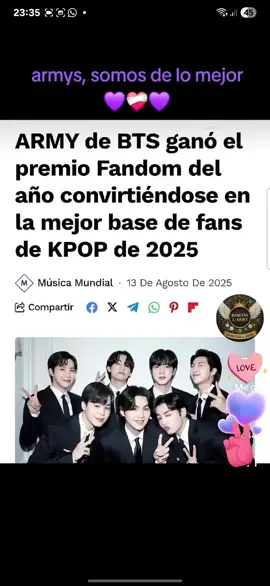 Armys, somos de lo mejor 💜❤️‍🩹❤️‍🩹