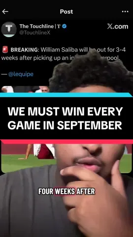 I’m so excited for it to be all back man international break what good does it do football city must win every game in September or are season might be finished before it started #pl #saliba #manu #mancity #fyp 