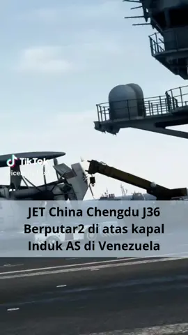 Ij35 China Mengintimidasi Kapal Induk AS di negara kaya minyak Venezuela. #as #china #venezuela #breakingnews #fyp 