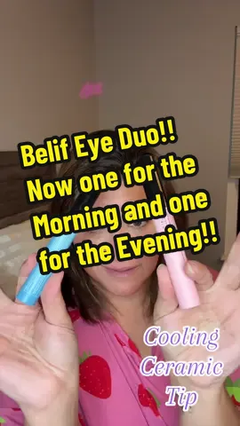 Belif Duo Night & Day Eye Creams!  Daytime gel, to deep, puff and light and dark circles and the nighttime cream to lift and firm!!  All with a cooling ceramic tip!! #eyecream #belief #puffyeyes #darkcircles #crowsfeet 