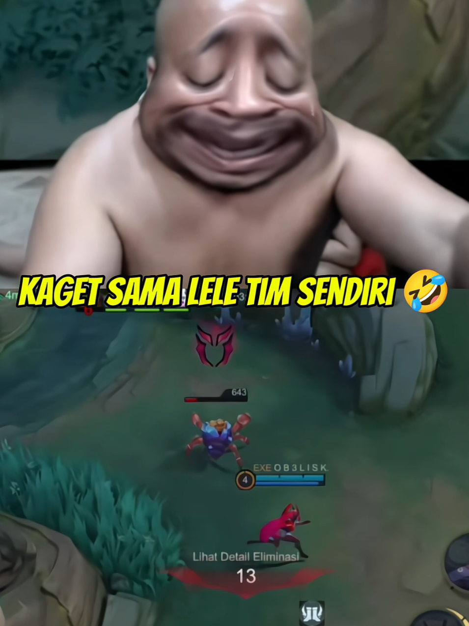 Kaget sama lele tim sendiri gimana ini ketua🤣 #bangpascol #topglobalmiyapascol #MLBBNEXT2025 #SeasonsEndGiveaway 