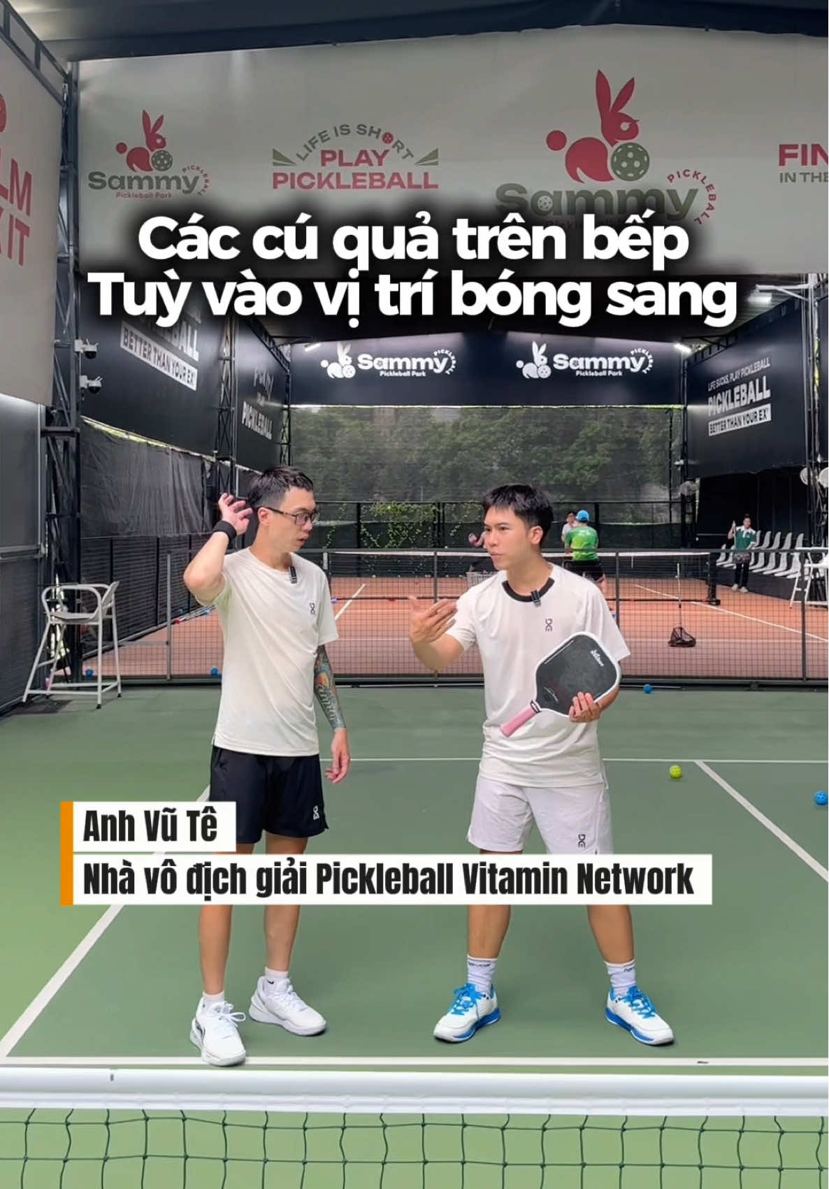 Có ai nhận ra nhà vô địch hạng newbie giải vitamin a @Vũ Tê không 🤣 #sportsontiktok #pickleball #pickleballtiktok #pickleballvietnam #kithuatpickleball 