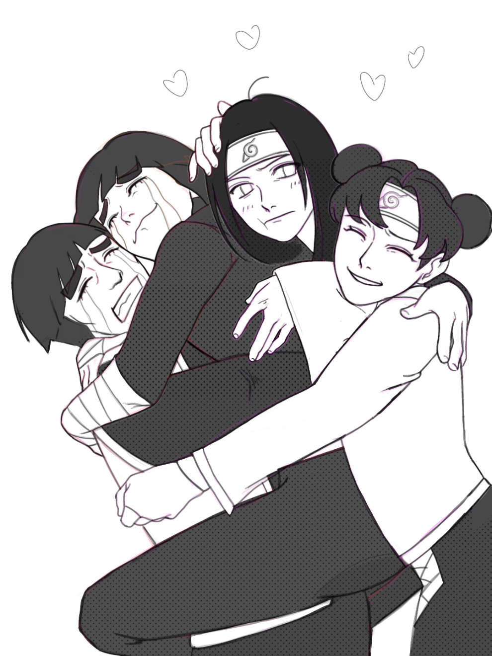 I LOVE YOU GUY SENSEI! #teamgai #rocklee #neji #narutofananimation #fypシ゚ 