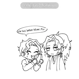 they are so cute♡ #muzankibutsuji #kimetsunoyaiba #yoriichitsugikuni #fanart #knyedit 