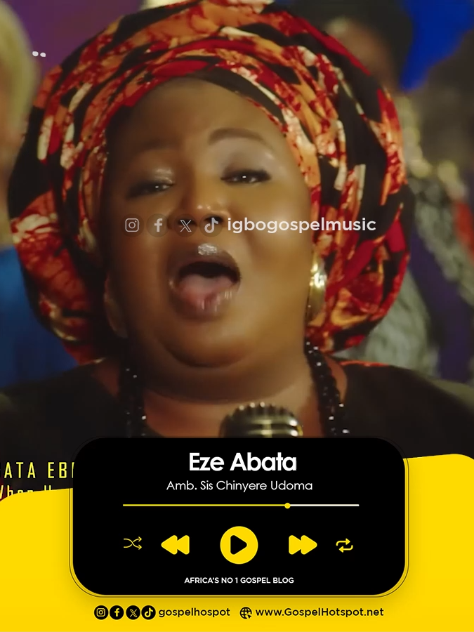 Visualiser - Eze Abata - Amb. Sis Chinyere Udoma  #GospelHotspot #GospelMusic #GospelSong #IgboGospel #IgboGospelMusic #GospelHotspotIgbo #IgboGospelSong #GospelHotspotGlobal #GospelHotspotTV #AdazionIJ #ChinyereUdoma