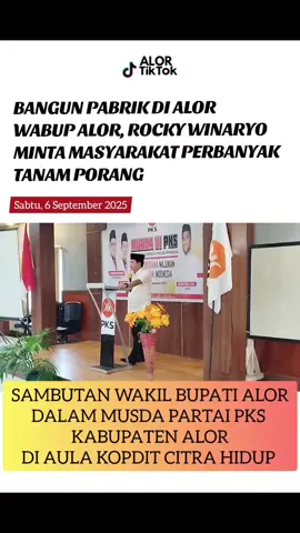 Bangun Pabrik di Alor, Wabup @ROCKY WINARYO Minta Masyarakat Perbanyak Tanam Porang. #alor #alortiktok #kalabahi❤️🌈alor🌈ntt  #alorpride🏝🔥 #rockywinaryo 