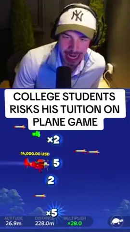 College student risks his tuition 😭 #fypシ゚viral #trending #kickstreaming 