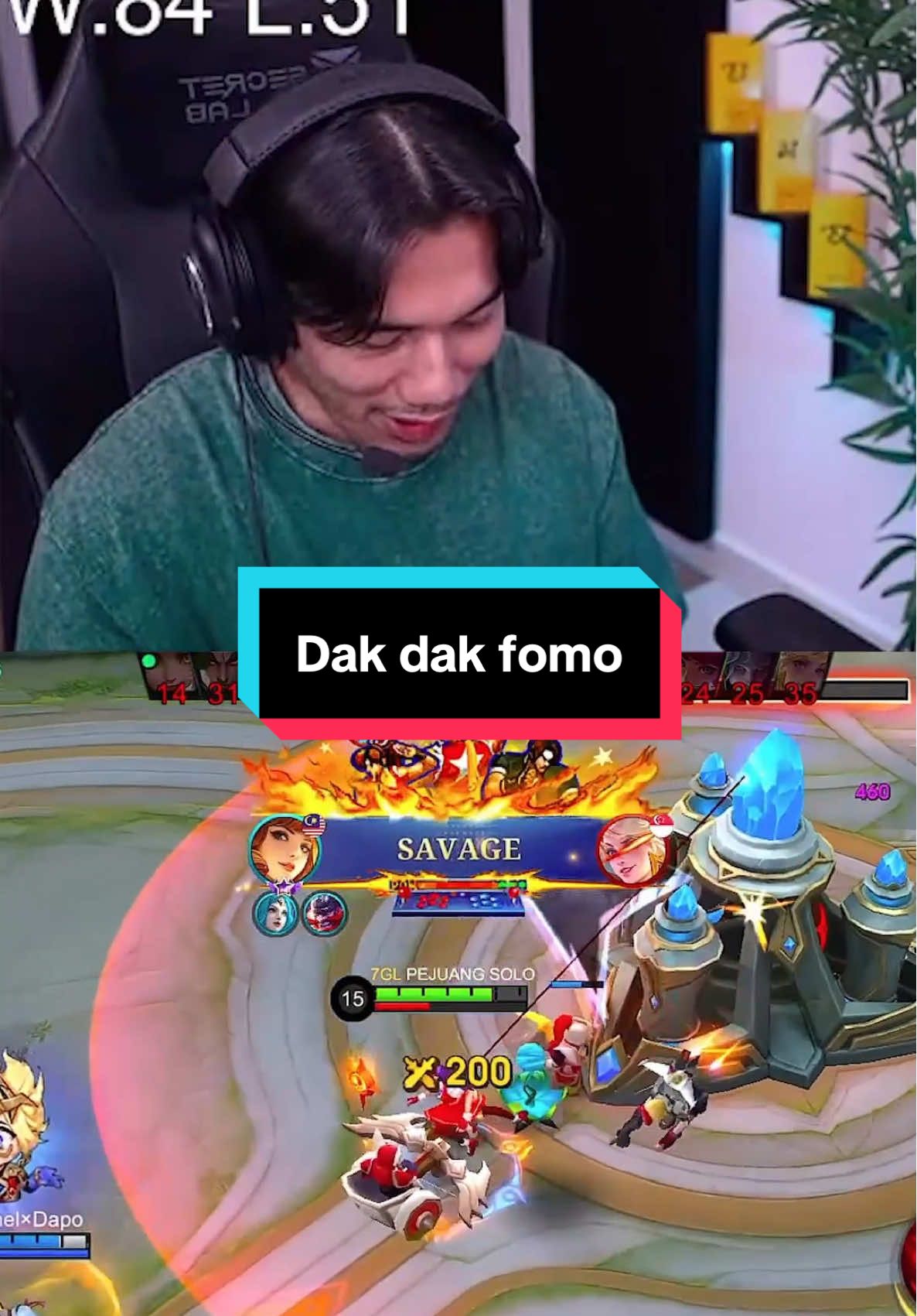 Macam hanamichi sakuragi punya gerakan 🗿
