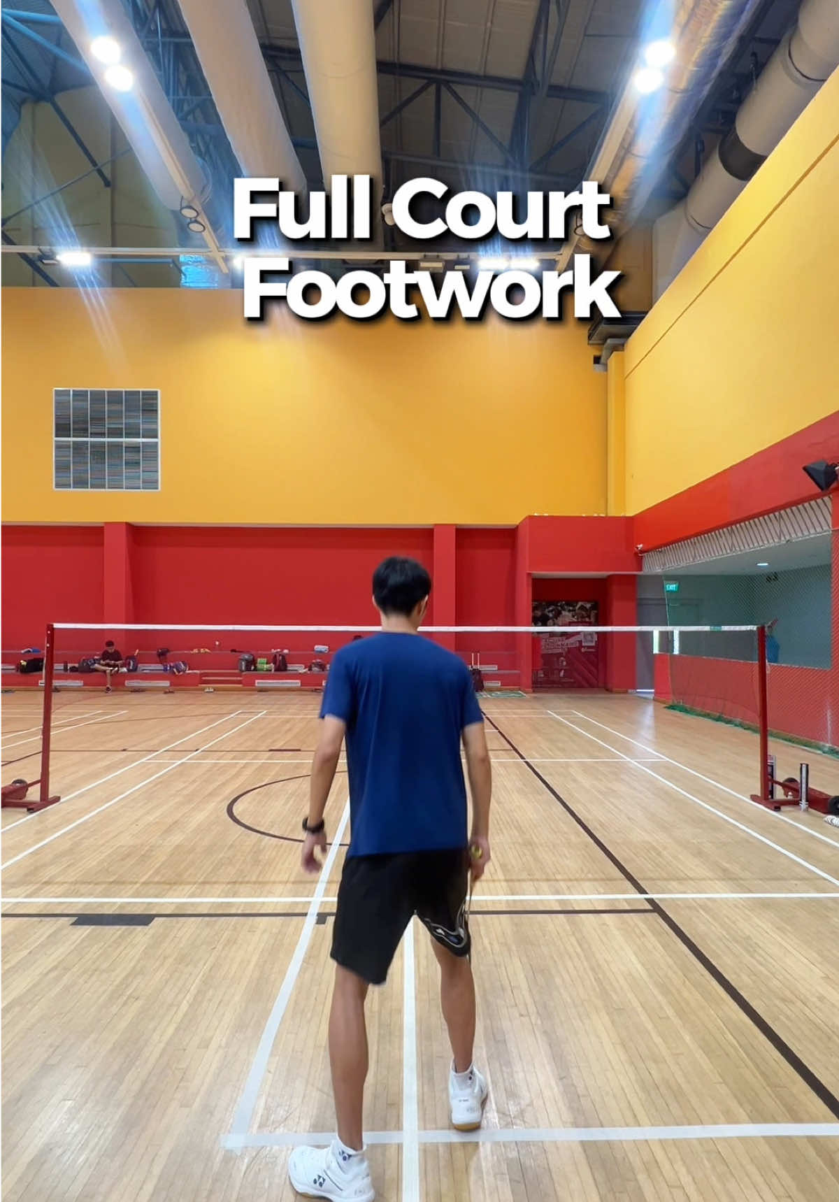 Here’s just one way you can do your full court footwork. Do follow our page as we explore other types of footwork that can be used to cover the full court. #badminton #badmintonplayer #badmintonskills #badmintontiktok #sgtiktok 