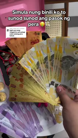 Replying to @Baby die!! Wala naman masama kung maniniwala pero sobrang ganda ng pasok ng pera simula nabili ko to!!✨💸