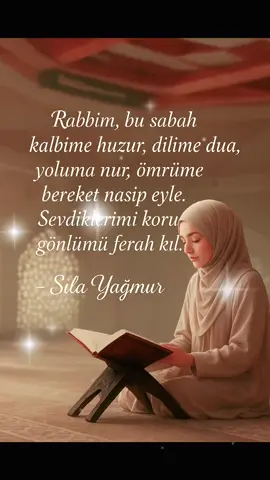 “Ey Rabbim! Her yeni günümde bana hayırlı kapılar aç, gönlüme huzur indir.” Ammmmmiiiiinnnn  #SabahDuası  #HayırlıSabahlar  #İslamiVideolar  #DualarlaBaşla  #Huzur 