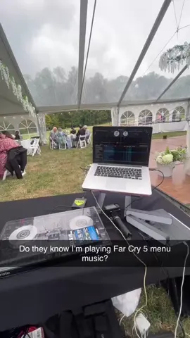 HA get pranked lil wedding goers. #djing #wedding #weddingdj #farcry5 #fyp 