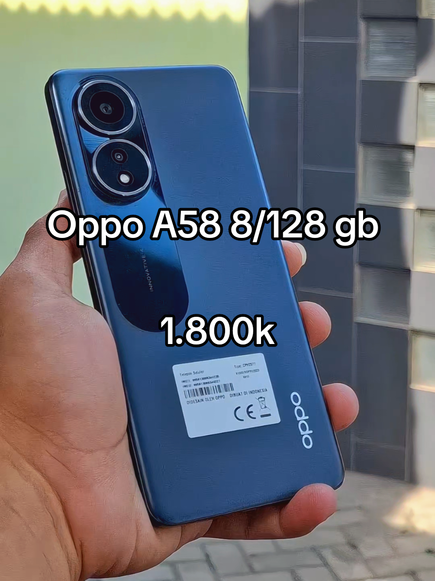 Oppo A58 8/128 gb  kondisi second sesuai divideo lokasi sidoarjo kota  minat bisa dm/wa  #jualbelihpmurah  #sidoarjo  #oppo 