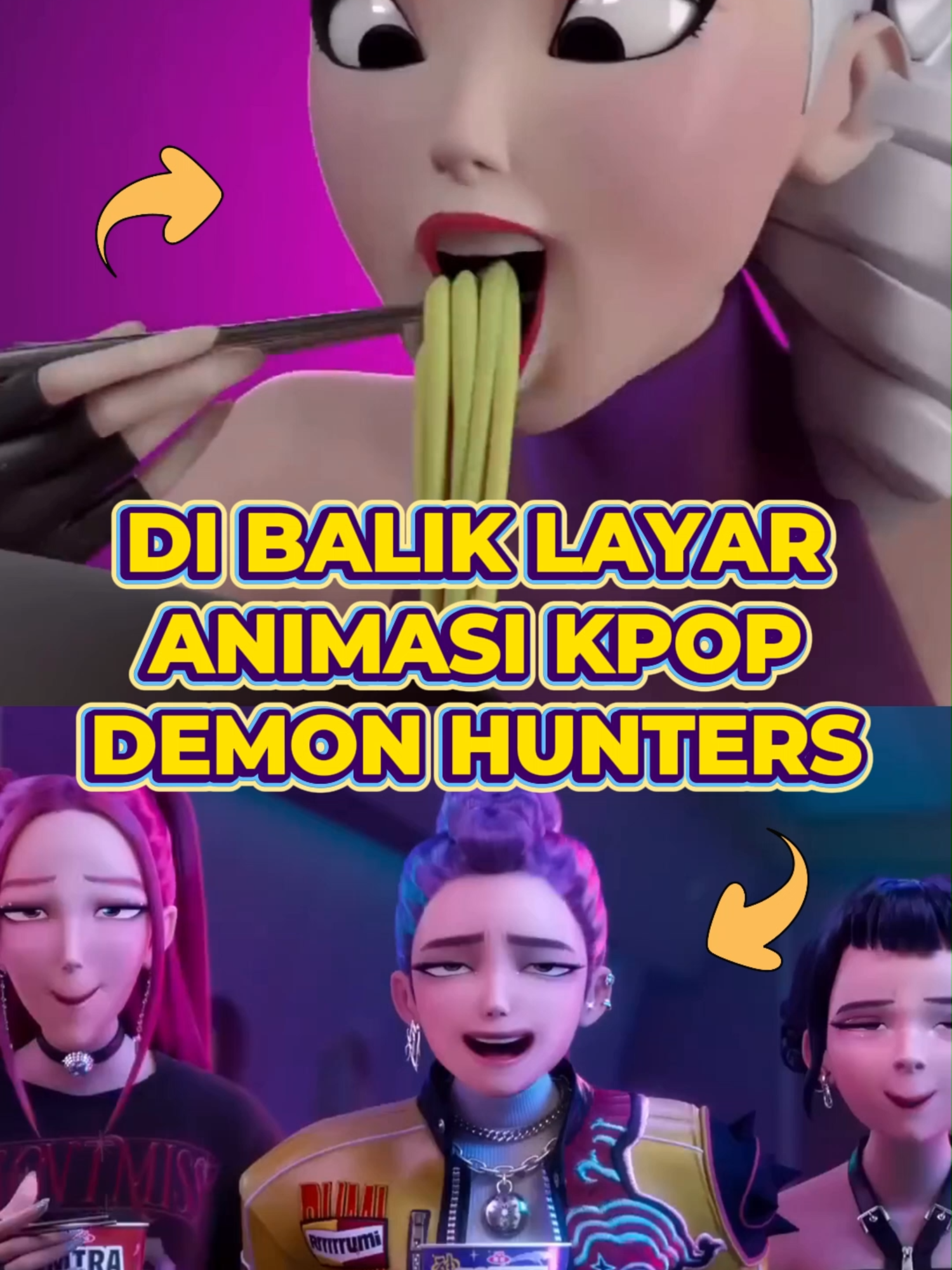 DI BALIK LAYAR ANIMASI KPOP DEMON HUNTERS !!!#reviewfilm #netflix #behindthescene #film #mira #kpopdemonhunters #sajaboys #huntrix #sodapop #golden #kpop #jungkook #bts #ahnhyoseop