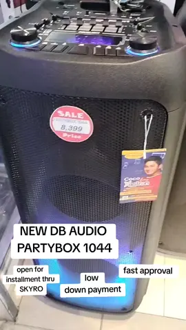 DB Audio Partybox open for installment thru SKYRO!  DM me for details. #JuanderBodega #Installment #Skyro #speaker #partybox 