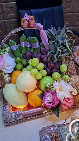 #engagement #traydecor #fyp #recommended  Thank You For the Beautiful Tray Decor @mrs.lalithaa786.. Surely will recommend to others and will look forward for future occasions.