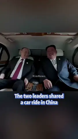 Kim jhon Yun and Putin ride a car in china #foryoupage #kimjonghyun #viral #northkorea #trending 