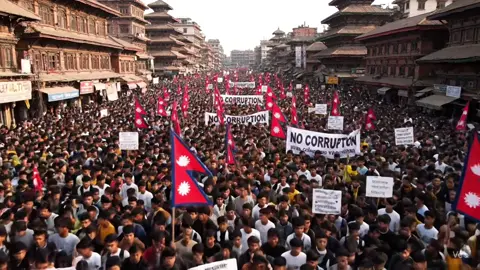 Gen z mass movement in nepal . #genz  #corruption  #youths #nepal #dirtypolitics 