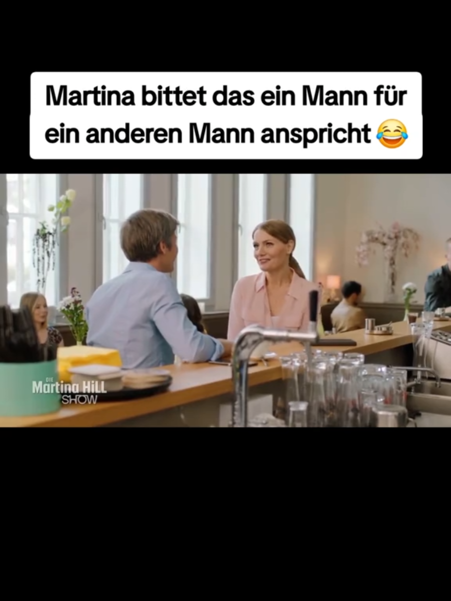 Martina bittet das ein Mann ein anderen Mann anspricht... #martinahillshow #ansprechen #bitte #martinahill #tvserie 