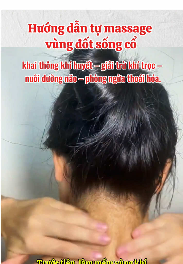 Hướng dẫn massage vùng đốt sống cổ #dinhdinhcovankinhdoanhspa 