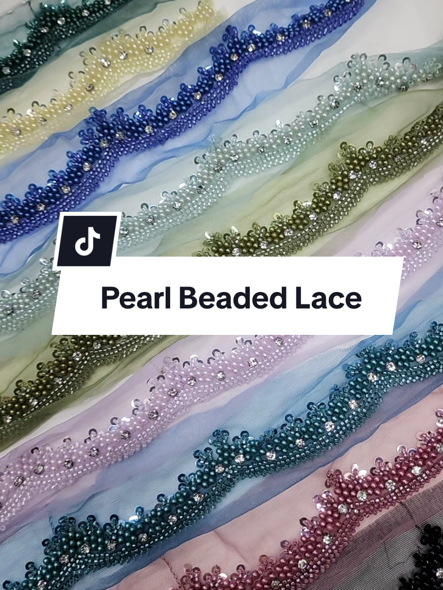 Tak sempurna baju korang kalau takde bling bling lace. Jangan lupa beli dalam beg kuning #beadedlace #laceraya #fesyen#raya2026 #raya2026 