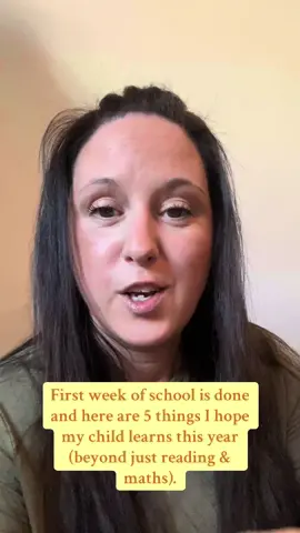The first week back is done. Their shoes are already scuffed, the book bag has crumbs in it, and I’ve cried into at least one cup of tea this week. But more than homework and spellings, here are 5 life lessons I hope my child carries with them this year 🥹💛 What’s one lesson you hope your child learns? Let’s share them below 👇 #backtoschool #mumlife #schoolmum #raisingkindkids 