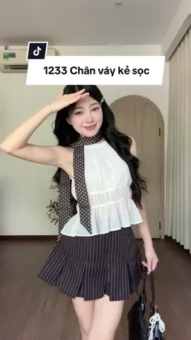 Chân váy kẻ sọc @Miu.storee #reviewquanao #goclamdep #chanvayxeply #myoutfit 
