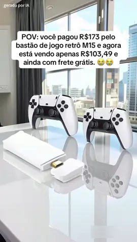 🔥 Diversão retrô em promoção! #videogame #retro #hdmi #jogos #fretegratis 